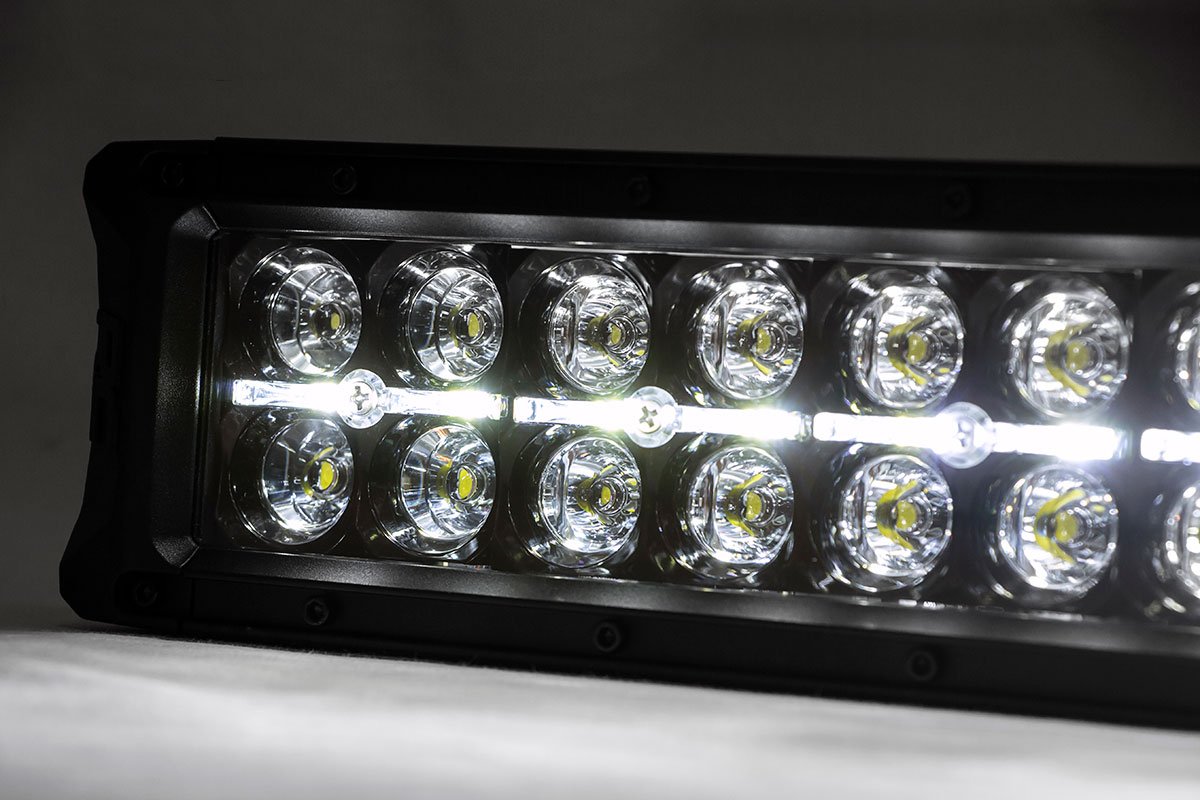 Mesh Grille | 30" Dual Row LED | Black Ser | Ford F-150 | 2015-2017 | Rough Country | 70193DRL