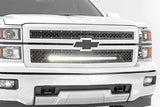 Mesh Grille | 30" Single Row LED | Black | Chevy Silverado 1500 | 2014-2015 | Rough Country | 70103