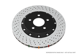 2010-2011 Cadillac CTS | DBA 5000 Series Fully Assembled 2-Piece Cross-Drilled/Dimpled Brake Rotor [Front] | DBA52608BLKLXD