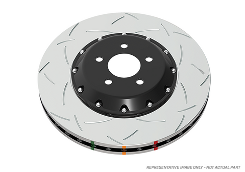 1998-1999 Dodge Viper & More | DBA 5000 Series T3 Slot Brake Rotor Ring [Rear] | DBA52430BLKS
