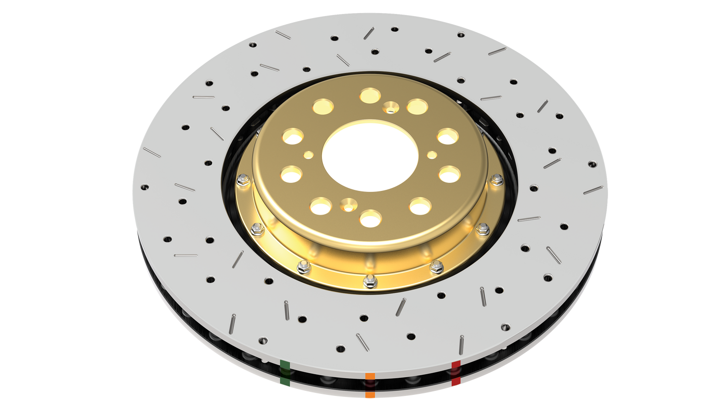 2003-2006 Dodge Viper & More | DBA 5000 Series XS Cross-Drilled/Slotted Brake Rotor Ring [Front | Rear] | DBA52448.1XS