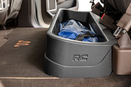 Under Seat Storage | Crew Cab | Ford F-150 /Super Duty | 2015-2022 | Rough Country | RC09281A