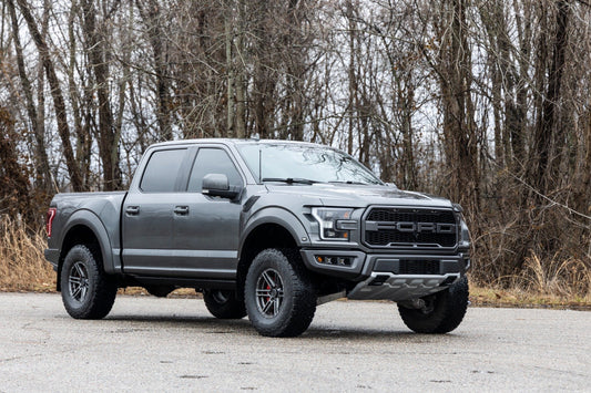 Caliper Cover | Red | Elec RR Brakes | Ford F-150 /Expedition | 2018-2022 | Rough Country | 71122A