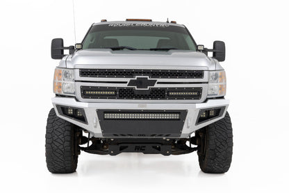 LED Light | Ditch Mount | 2" Black Pair | White DRL | Chevy 1500 | 2007-2013 | Rough Country | 71060