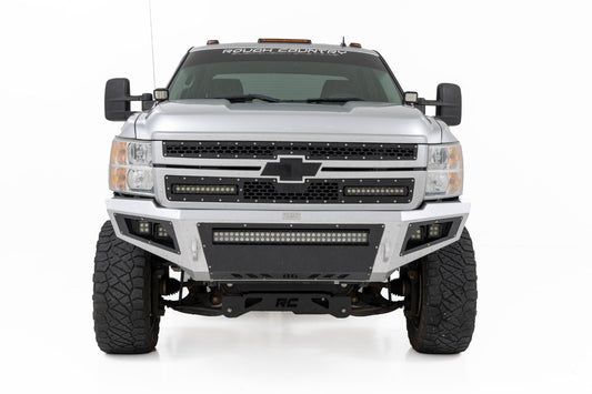 LED Light | Ditch Mount | 2" Black Pair | White DRL | Chevy 1500 | 2007-2013 | Rough Country | 71060