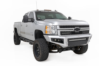 LED Light | Ditch Mount | 2" Black Pair | White DRL | Chevy 1500 | 2007-2013 | Rough Country | 71060