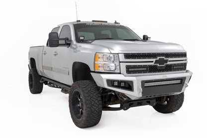 LED Light | Ditch Mount | 3" OSRAM | Wide | Chevy 1500 & Chevrolet Silverado/GMC Sierra 2500HD/3500HD | 2007-2013 | Rough Country | 71062
