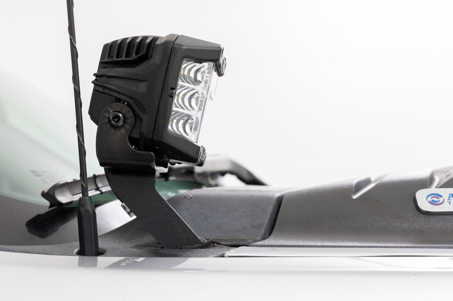 LED Light | Ditch Mount | 2" Black Pair | White DRL | Chevy 1500 | 2007-2013 | Rough Country | 71060