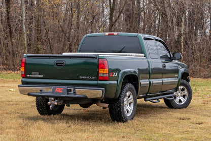 Nerf Steps | Full Length | Ext | 6.5 Ft Bed | Chevrolet Silverado/GMC Sierra 1500/2500HD | 1999-2006 | Rough Country | RCC9989QCB