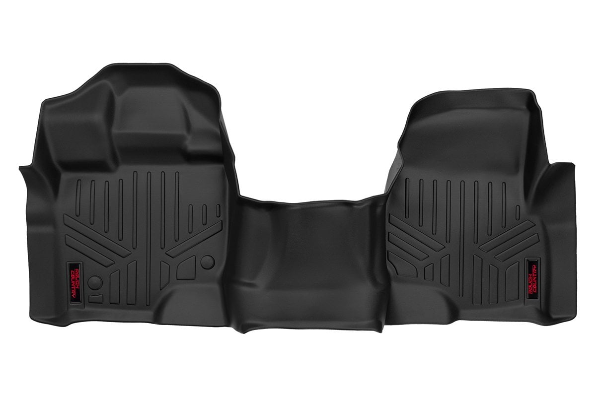 Floor Mats | Front | Over Hump | Ford F-150 /F-150 Lightning | 2015-2022 | Rough Country | M-5115