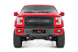 Mesh Grille | 30" Dual Row LED | Black | Amber DRL | Ford F-150 | 2015-2017 | Rough Country | 70193BDA