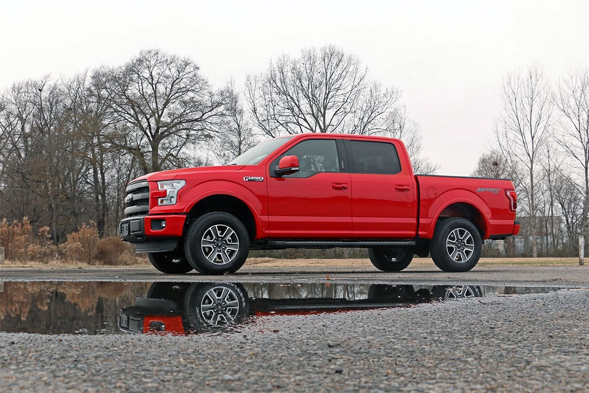 2 Inch Leveling Kit | Loaded Strut | Ford F-150 2WD | 2014-2022 | Rough Country | 501074