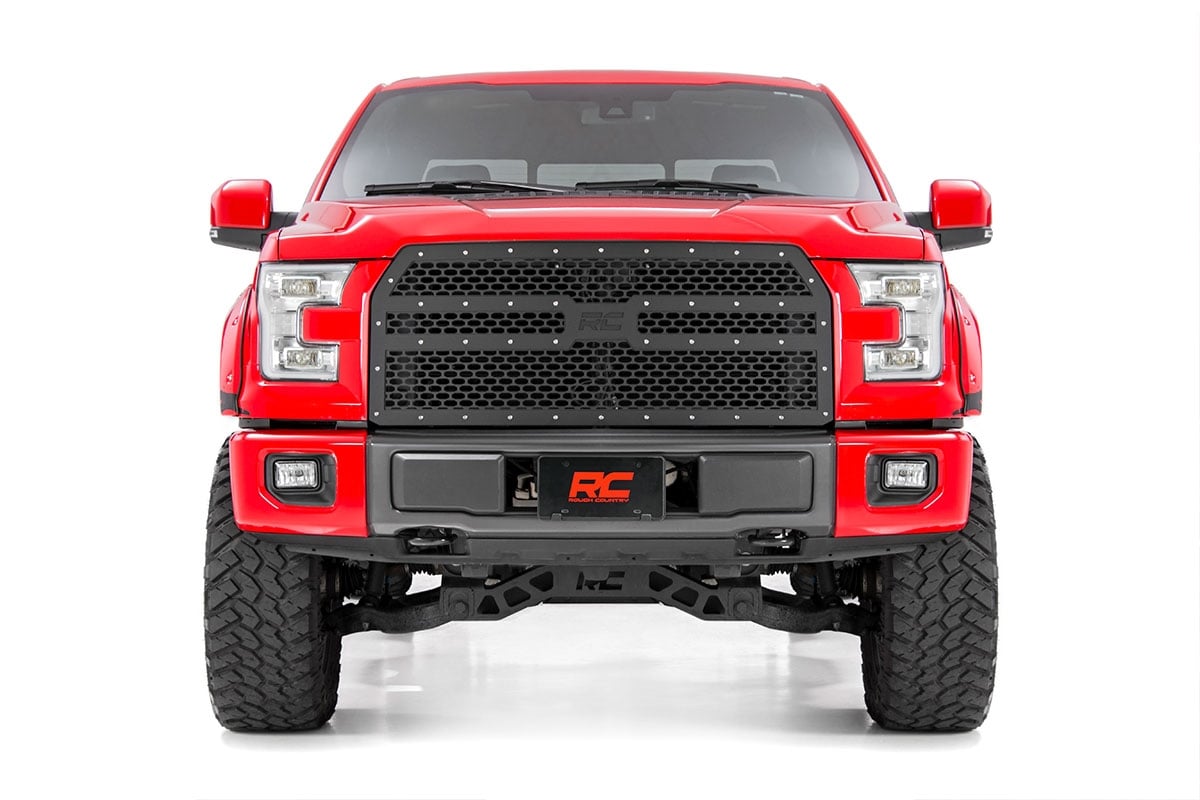 Mesh Grille | Ford F-150 2WD/4WD | 2015-2017 | Rough Country | 70191
