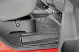 Floor Mats | FR & RR | Crew Cab | Nissan Frontier 2WD/4WD | 2008-2021 | Rough Country | M-80513