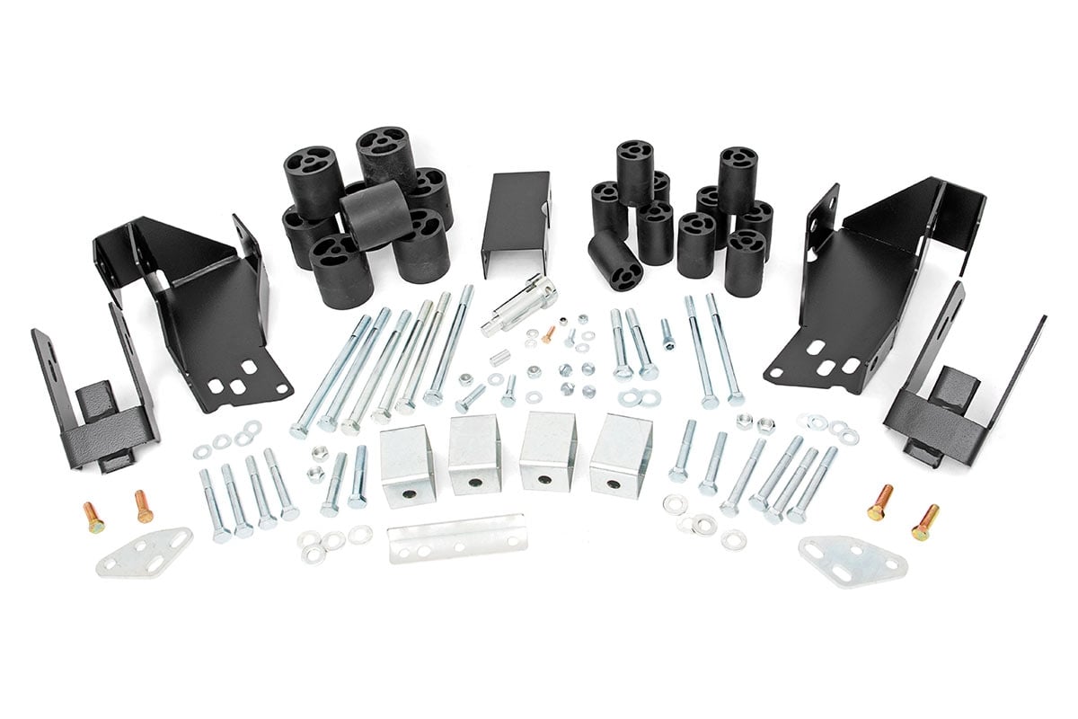 3 Inch Body Lift Kit | Chevrolet Silverado/GMC Sierra 1500 | 2007-2013 | Rough Country | RC702