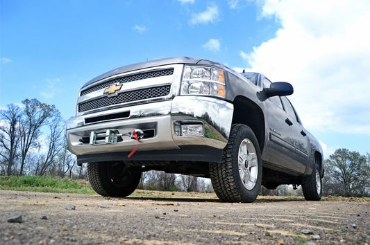Hidden Winch Mounting Plate | Chevrolet Silverado/GMC Sierra 1500 | 2007-2013 | Rough Country | 1080
