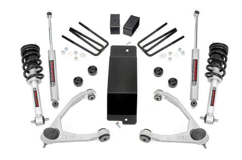 3.5 Inch Lift Kit | UCA | N3 Struts | Chevrolet Silverado/GMC Sierra 1500 | 2007-2013 | Rough Country | 27731