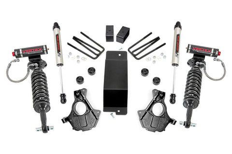3.5 Inch Lift Kit | Cast Steel LCA | Vertex/V2 | Chevrolet Silverado/GMC Sierra 1500 | 2007-2013 | Rough Country | 11957