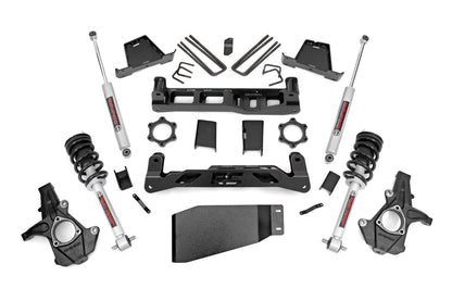 6 Inch Lift Kit | N3 Struts | Chevrolet Silverado/GMC Sierra 1500 | 2007-2013 | Rough Country | 23633