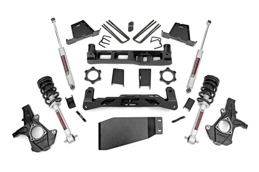 6 Inch Lift Kit | N3 Struts | Chevrolet Silverado/GMC Sierra 1500 | 2007-2013 | Rough Country | 23633