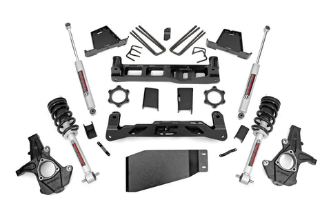 6 Inch Lift Kit | N3 Struts | Chevrolet Silverado/GMC Sierra 1500 | 2007-2013 | Rough Country | 23633