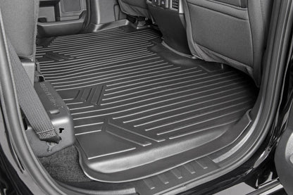 Floor Mats | FR & RR | Over Hump | Ford F-150 2WD/4WD | 2015-2022 | Rough Country | M-51153