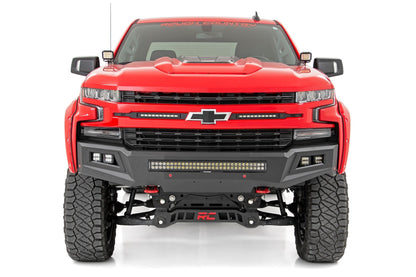 LED Light | Ditch Mount | 3" OSRAM | Wide | Chevy Silverado 1500 | 2019-2022 | Rough Country | 70845
