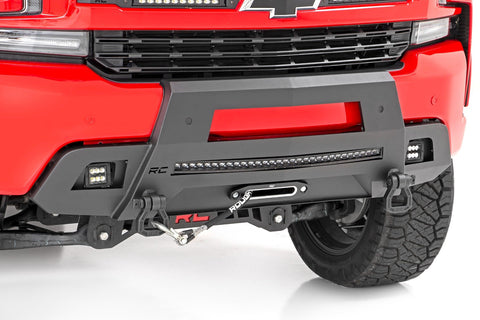 Hidden Winch Bumper | Chevy Silverado 1500 2WD/4WD | 2019-2022 | Rough Country | 10805