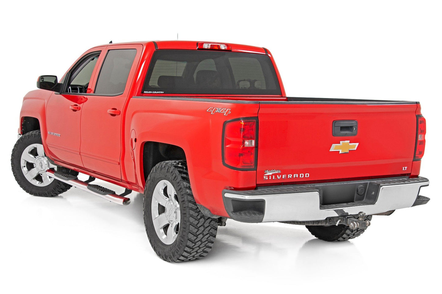 Oval Nerf Step | Chevy/GMC 1500/2500HD/3500HD  [Crew | Def Tank | 2007-2019 | Rough Country | 21001S