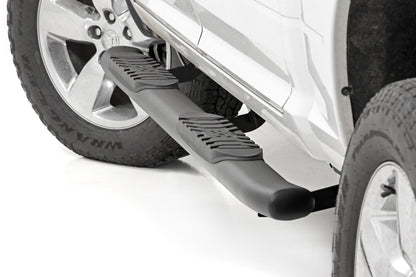 Oval Nerf Step | Crew Cab | Black |Ram 1500/2500/3500 | 2009-2022 | Rough Country | 21003