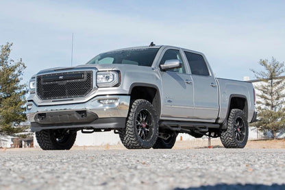 3.5 Inch Lift Kit | w/ Knuckles & N2 Struts | GMC Sierra/ Chevrolet Silverado 1500 4WD | 2014-2018 | Rough Country | 12132