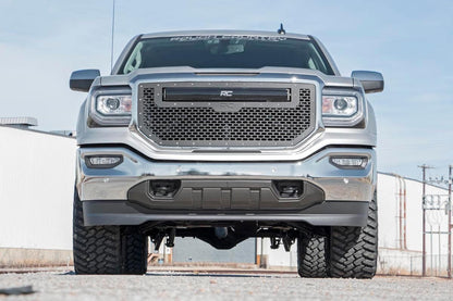 3.5 Inch Lift Kit | w/ Knuckles & N2 Struts | GMC Sierra/ Chevrolet Silverado 1500 4WD | 2014-2018 | Rough Country | 12132