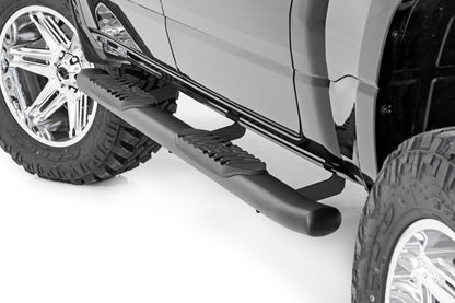 Oval Nerf Step | Crew Cab | Black | Ram 1500 2WD/4WD | 2019-2021 | Rough Country | 21004