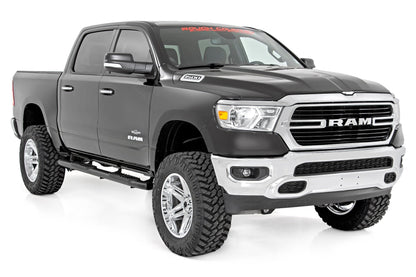 Oval Nerf Step | Crew Cab | Black | Ram 1500 2WD/4WD | 2019-2021 | Rough Country | 21004