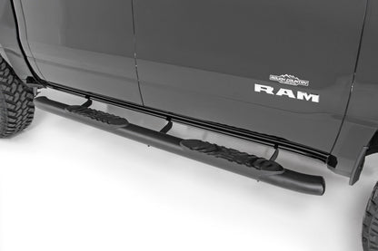 Oval Nerf Step | Crew Cab | Black | Ram 1500 2WD/4WD | 2019-2021 | Rough Country | 21004