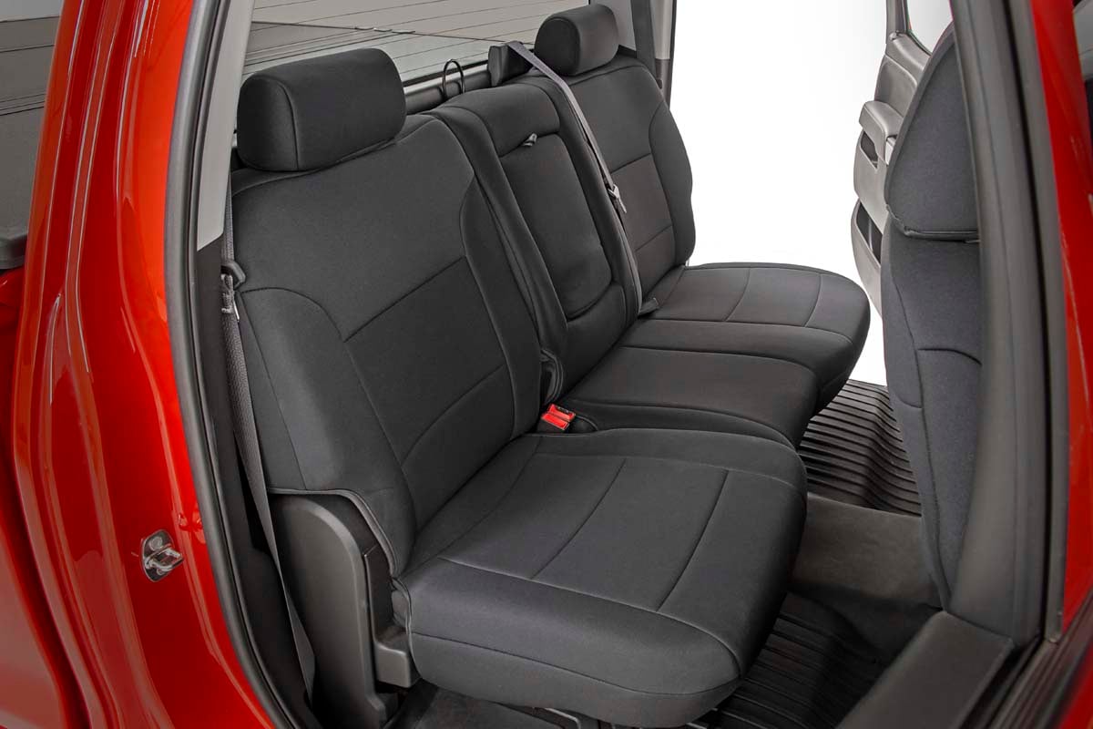 Seat Covers | FR 40/20/40 & Rear | Chevrolet Silverado/GMC Sierra 1500 | 2014-2018 | Rough Country | 91025