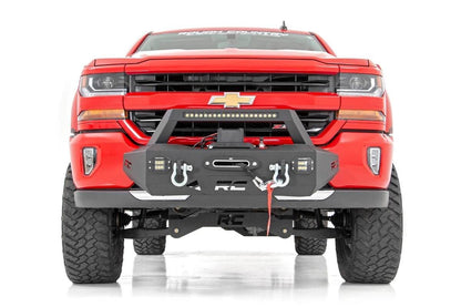 EXO Winch Mount Kit | Chevrolet Silverado 1500 2WD/4WD | 2007-2018 | Rough Country | 10761