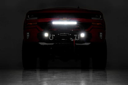 EXO Winch Mount Kit | Chevrolet Silverado 1500 2WD/4WD | 2007-2018 | Rough Country | 10761