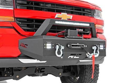 EXO Winch Mount Kit | Chevrolet Silverado 1500 2WD/4WD | 2007-2018 | Rough Country | 10761