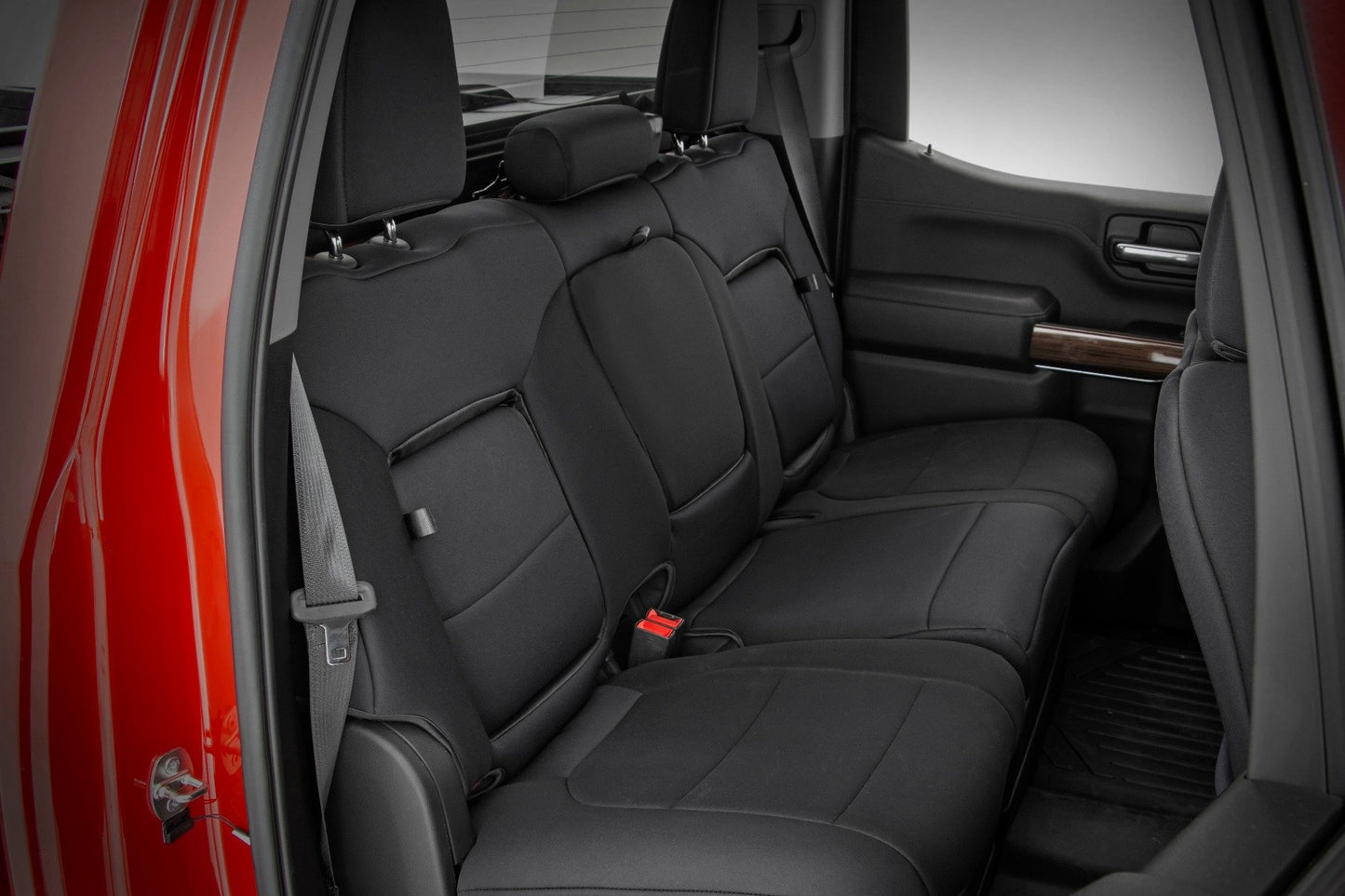 Seat Covers | FR 40/40/20 & RR Back Storage | Chevrolet Silverado/GMC Sierra 1500 | 2019-2022 | Rough Country | 91037