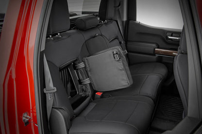 Seat Covers | FR 40/40/20 & RR Back Storage | Chevrolet Silverado/GMC Sierra 1500 | 2019-2022 | Rough Country | 91037