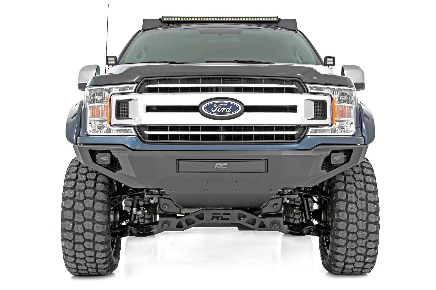 Front Bumper | High Clearance | Skid Plate | Ford F-150 | 2018-2020 | Rough Country | 10756A