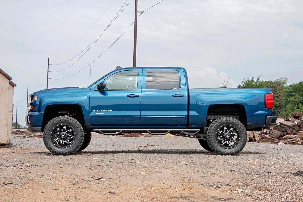 7 Inch Lift Kit | Cast Steel | Vertex | Chevrolet Silverado/GMC Sierra 1500 | 2014-2018 | Rough Country | 23750