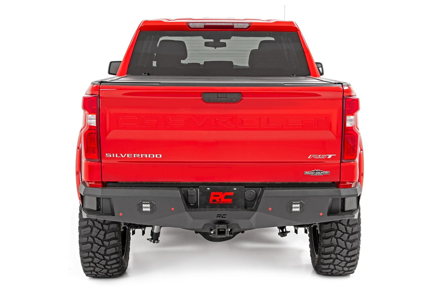 Rear LED Bumper | Chevy Silverado 1500 2WD/4WD | 2019-2022 | Rough Country | 10758