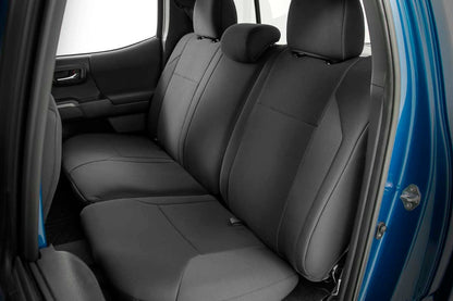 Seat Covers | FR & RR | Crew Cab | Toyota Tacoma 2WD/4WD | 2016-2022 | Rough Country | 91031