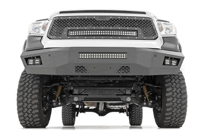 Mesh Grille | 30" Dual Row LED | Black | Amber DRL | Toyota Tundra | 2014-2017 | Rough Country | 70224