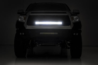 Mesh Grille | 30" Dual Row LED | Black | White DRL | Toyota Tundra | 2014-2017 | Rough Country | 70225