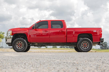 Vertex 2.5 Adj Rear Shocks | 3.5-7.5" | Chevrolet Silverado/GMC Sierra 2500HD/3500HD | 2011-2022 | Rough Country | 699011