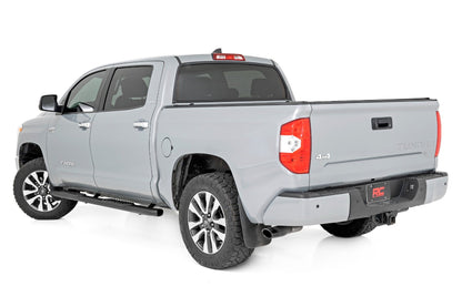 Oval Nerf Step | Crew Cab | Black | Toyota Tundra 2WD/4WD | 2007-2021 | Rough Country | 21009