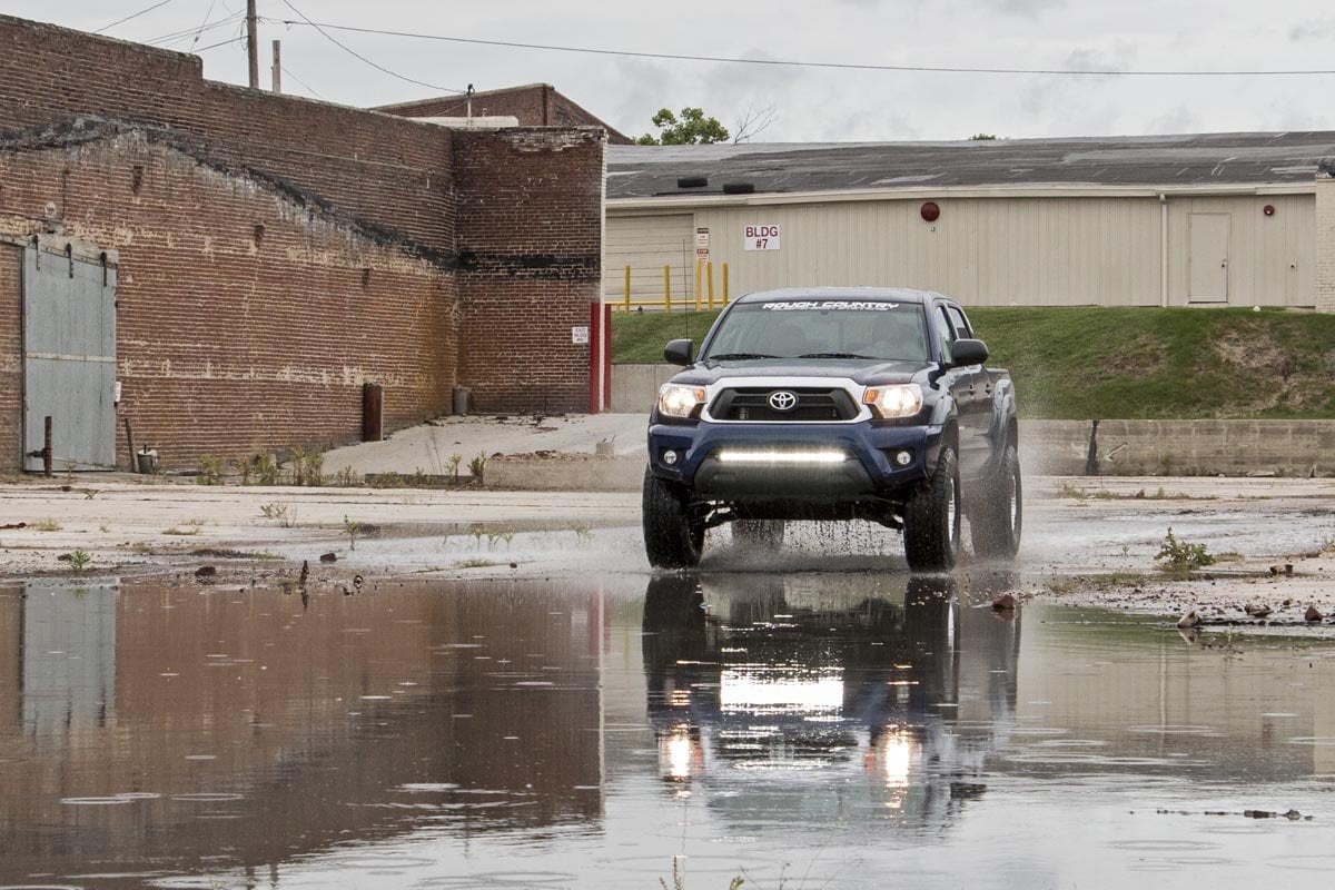 3 Inch Lift Kit | Red Spacer | Toyota Tacoma 2WD/4WD | 2005-2022 | Rough Country | 74530RED